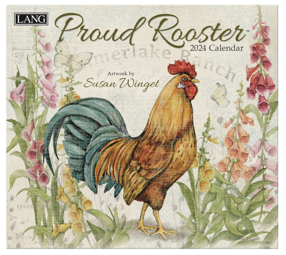 2024 Lang Rooster Calendar